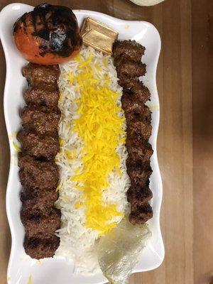 Amazing beef kobideh