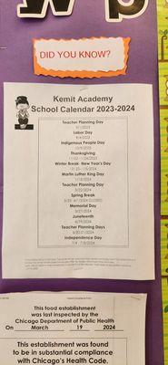 23-24 School Calendar