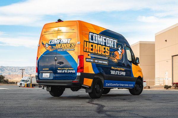 Our Heroes are here and dedicated to providing the best high-quality customer and HVAC services to the Coachella Valley