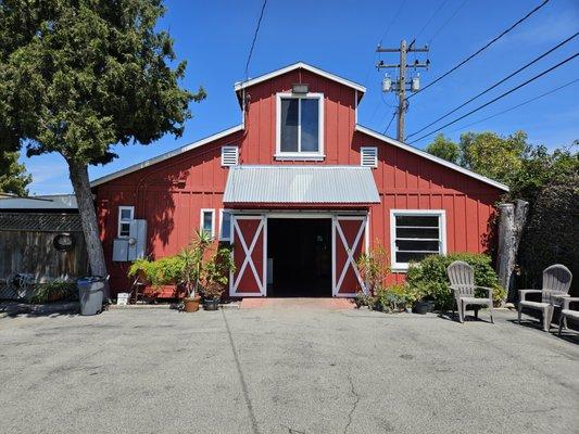 Outside view of the Barn