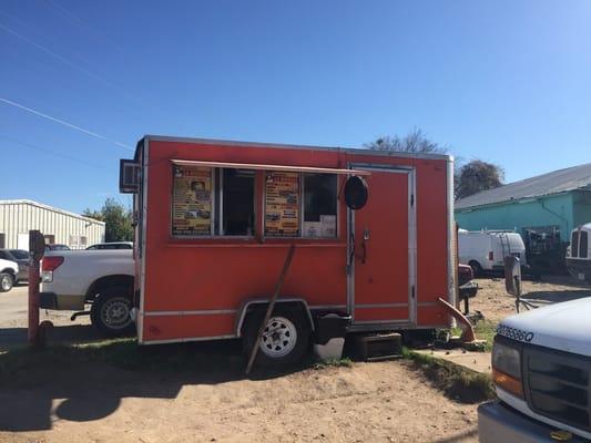 The taco stand.