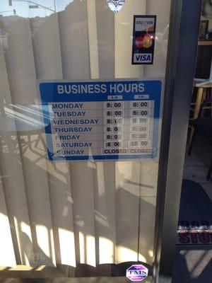 Business hours