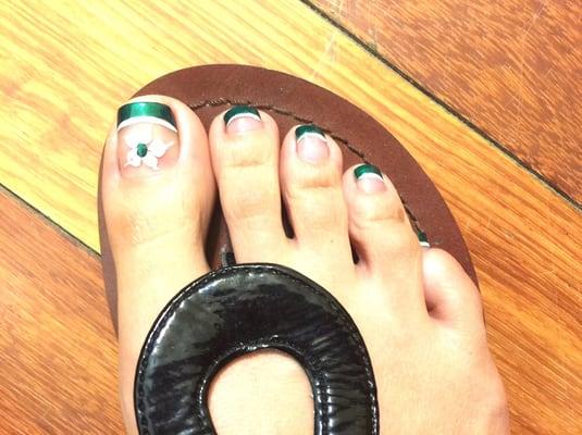 St. Patricks Pedi!