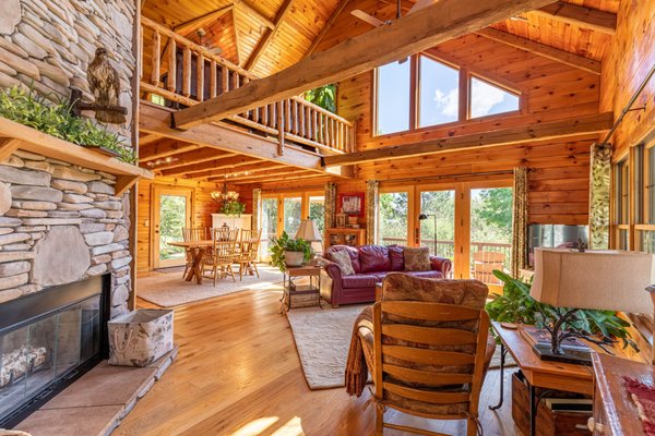 Log Home Interior