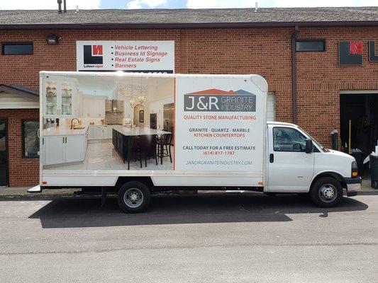 Box truck wrap