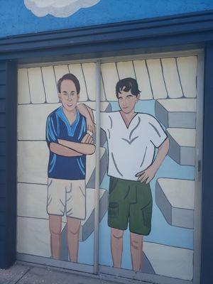 Artist's rendering of owners Andy & Scott taken soon after we opened!