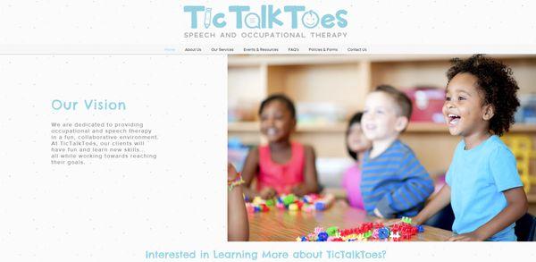 Check our website at www.tictalktoestherapy.com