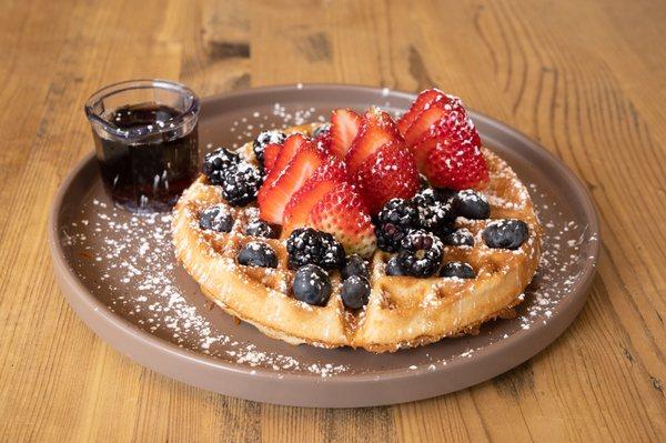 Berry waffle