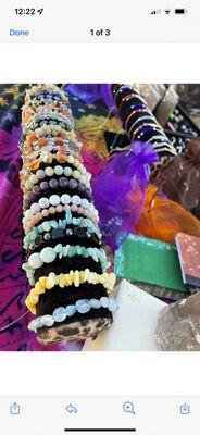 Handmade crystal bracelets