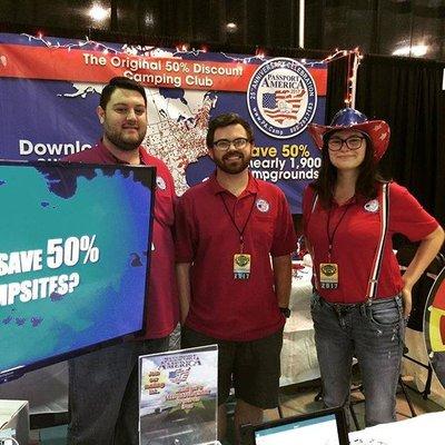 Brandon, Austin and Maddy at the Acadiana RV, Sport & Boat Show 2017.