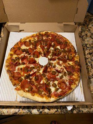 Large Meat Lovers Pizza