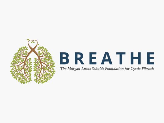 Logo & Web Design for Breathe, The Morgan Lucas Schuldt Foundation for Cystic Fibrosis located in New Jersey.