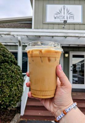 Iced gingerbread latte in January! - lifewithhanny