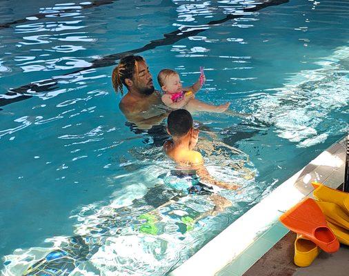 Infant swimming lessons