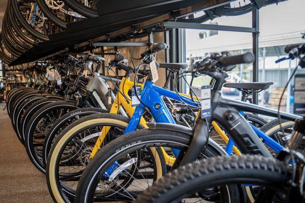 Electric Bikes at Mole Hill Bikes