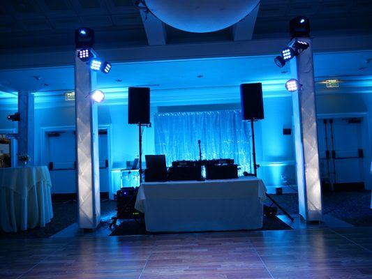 A beautiful dance lighting setup for one of our corporate clients