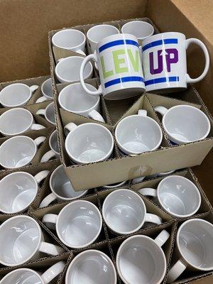 LEVEL UP Custom Printed Promotional Products / Mugs  www.printingcart.com/store/product-view.html/65-Mugs