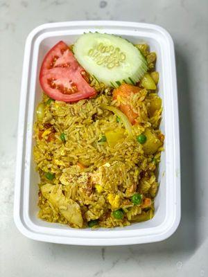 F2. Pineapple Fried Rice (with Pork)