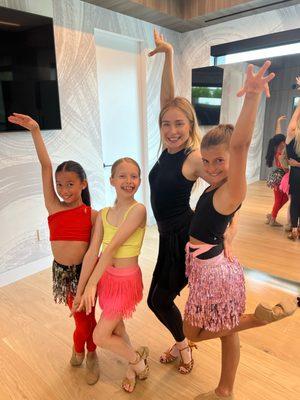 Danceology LA dance class for kids ballroom dancing.