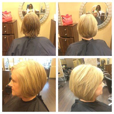 Partial Highlight and Haircut