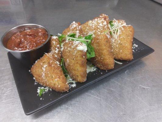 CHEESY GOODNESS! Our Mozzarella Wedges are to die for. Treat yourself to a cheat day my friend! I promise they're worth it.