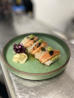 Tokyo style pressed sushi