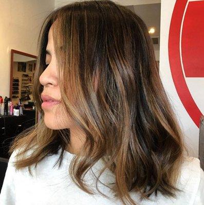 balayage highlights