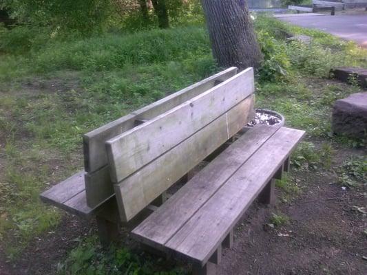 Eagle scout project- a double sided bench