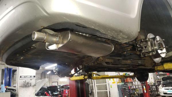 New muffler