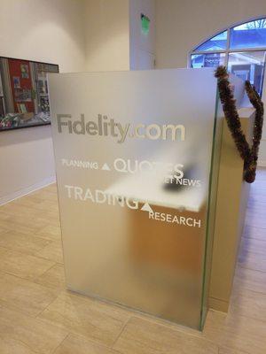 Fidelity access computer section