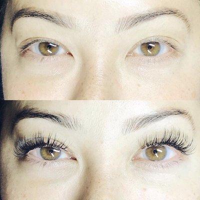 D-curl volume lashes.