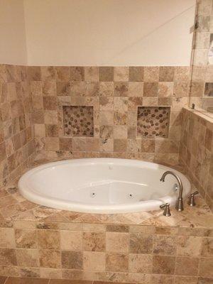 Tub in master bath