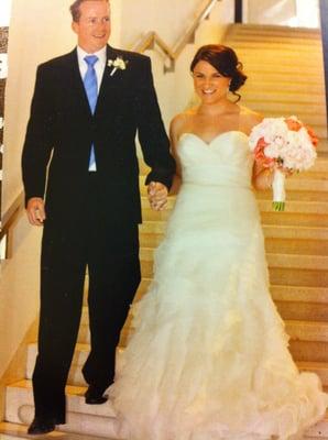 We got married June 9th, 2012 at Holy Ghost Catholic Church, and it is right next to the bankruptcy court :)