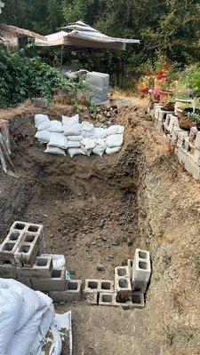 A root cellar I been building