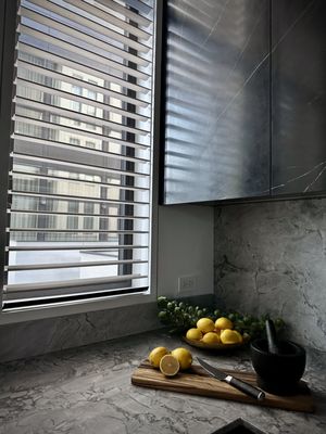 Silhouettes window shading by hunter Douglas