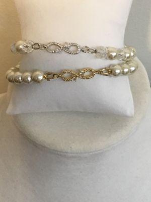 Eternity bracelets made with Swarovski crystal