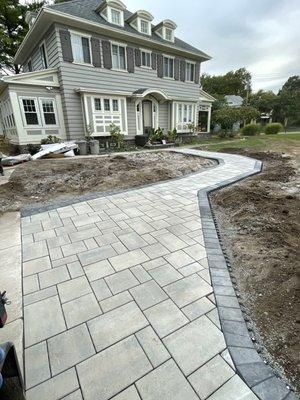 Patio Walkway to Front of house installed