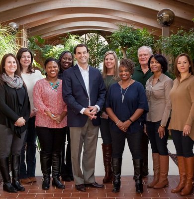 Staff with Doctor Summerville in the center