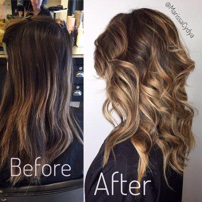 Balayage and highlights.