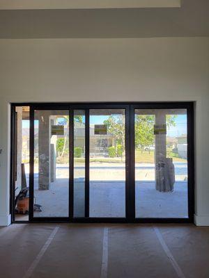 Sliding glass door