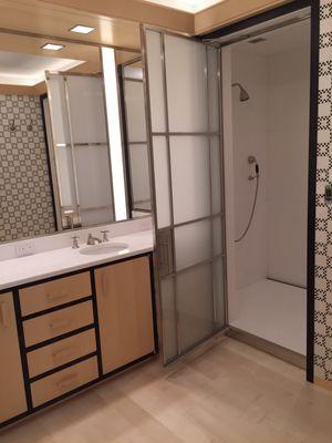 White Thassos Marble Bathroom