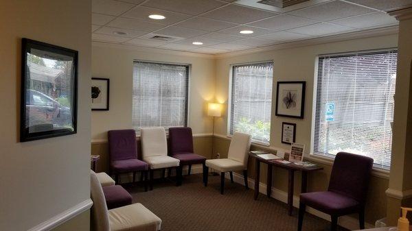 Our comfortable and relaxing reception room.