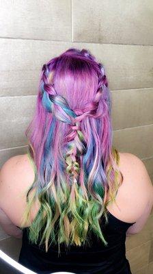 Rainbow Mermaid Hair