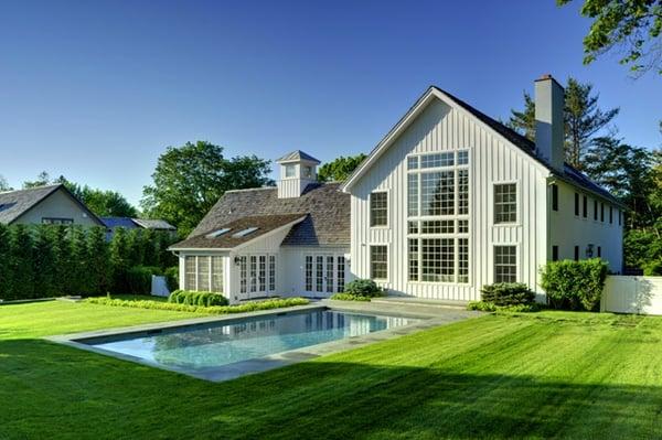 Laurel Hollow, a barn style home.