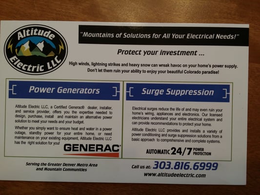 I love my Generac generator!