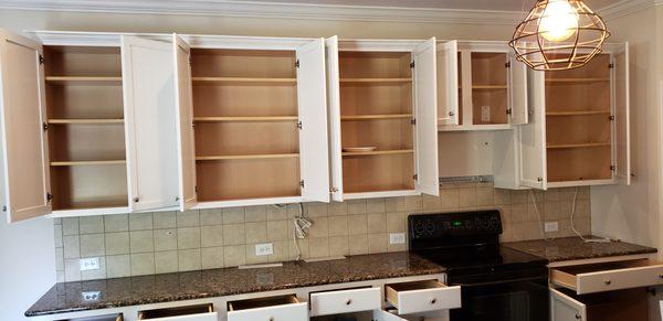 Pure White Cabinets