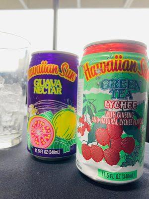 Variety of local Hawaiian beverages