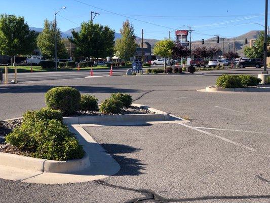 USPS Mailboxes at front of plaza on N. Carson St.