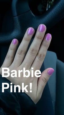 Love this new spring color from Essie. (FYI it is not called Barbie pink lol)