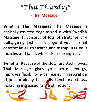 Thursday Special Although all services are offered daily, each day a different enhancement is offered complimentary when ad is mentioned.